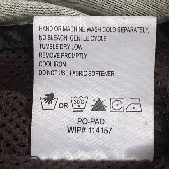 Woolrich Mens Black Brown Buffalo Plaid Jacket Coat Packable Hood Lightweight M - Picture 15 of 16